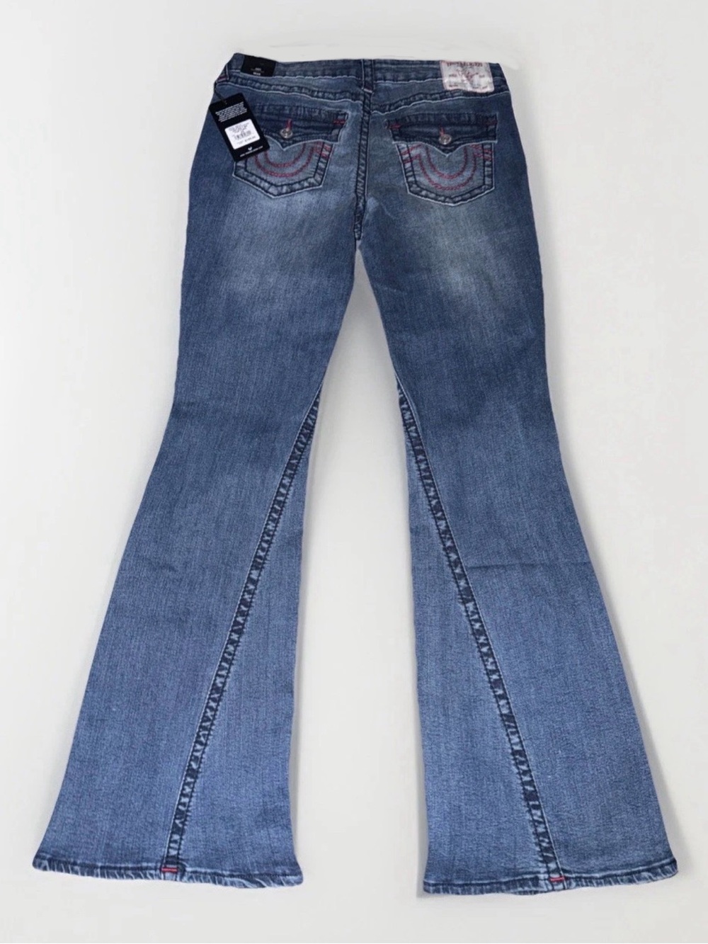 NWT TRUE RELIGION "Joey" Big T Flare Jeans, Women 29, $199 Retail